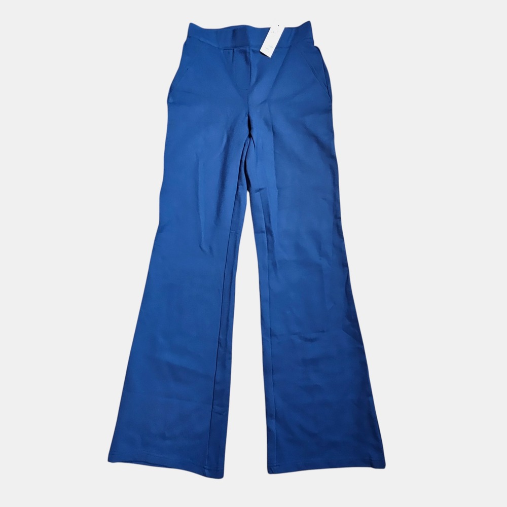 NY&C New York & Company Pull-On Flared Trouser Pants XS Petite Rayon Blend NWT